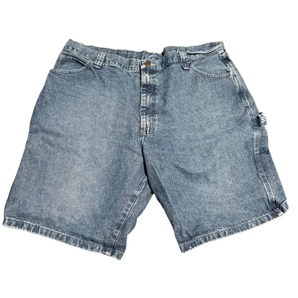 Wrangler Carpenter Denim Shorts, Jorts, 100% Cotton Workwear Y2K, Men's Size 40